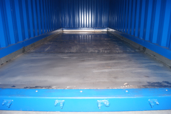 corrosion resistant floor ip2 container