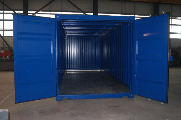 front view of container