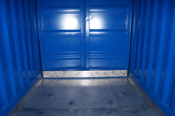inside view of container's door
