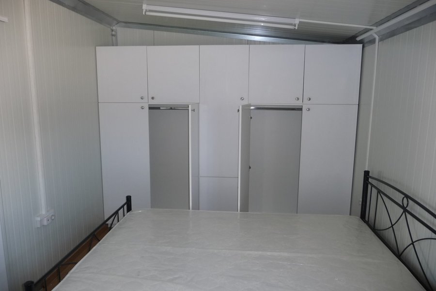 prefabricated house bedroom wardrobe